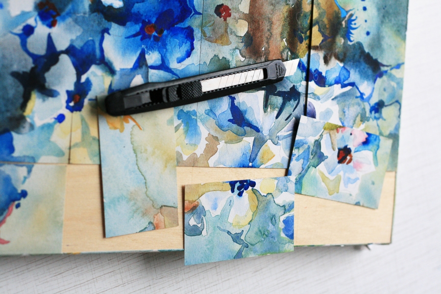 Watercolor business-cards